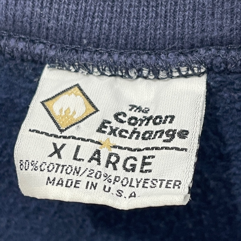 Vintage The Cotton Exchange Kettering Stitched Crew Neck Sweatshirt Size XL - Picture 4 of 4